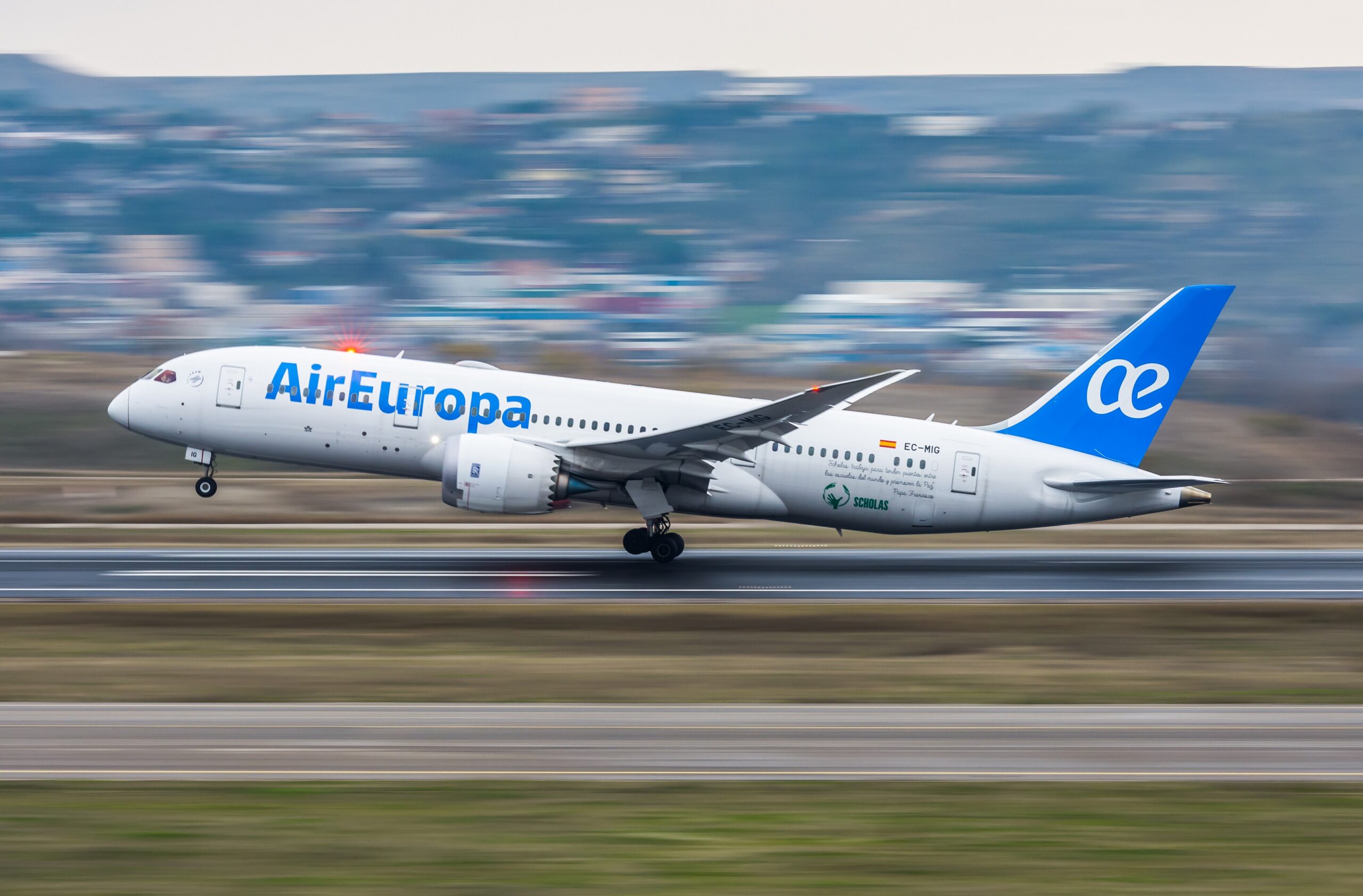 Air Europa cumple su plan de ampliación de flota al incorporar un nuevo Boeing 787