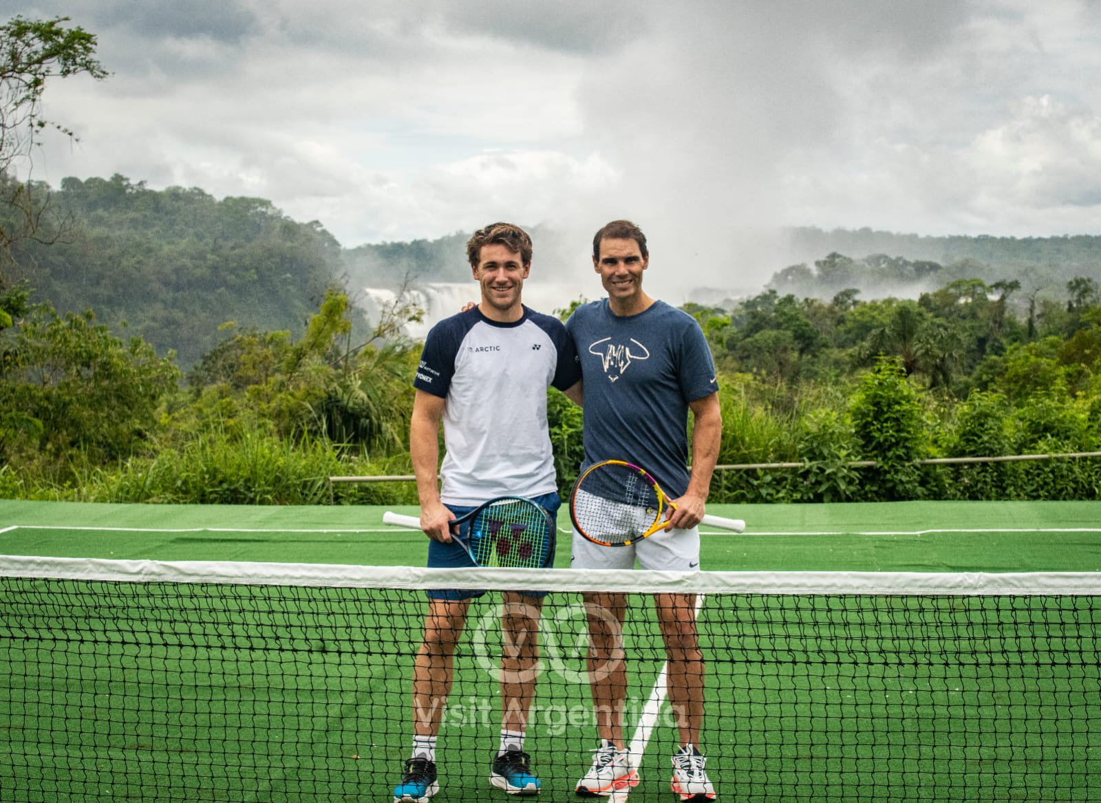 RAFA NADAL EN IGUAZÚ: “ES UNA EXPERIENCIA MUY BONITA JUGAR CON ESTA VISTA”