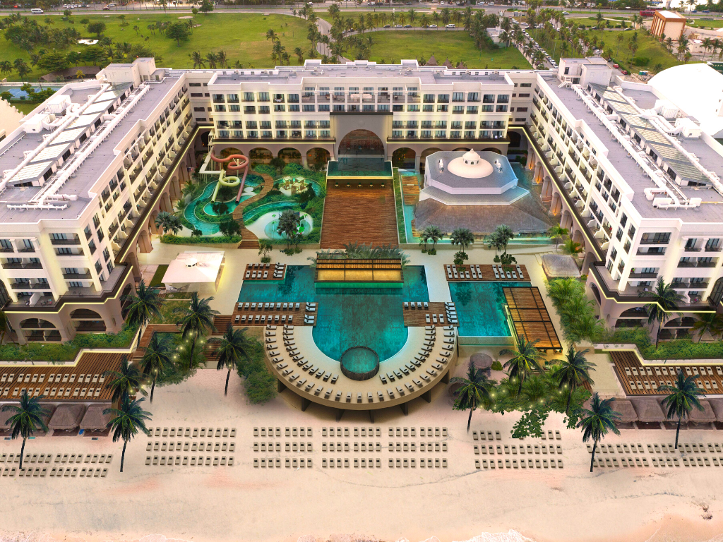 El Icónico Marriott Resort de Cancún Reabrirá Como un Todo Incluido a Principios de 2024
