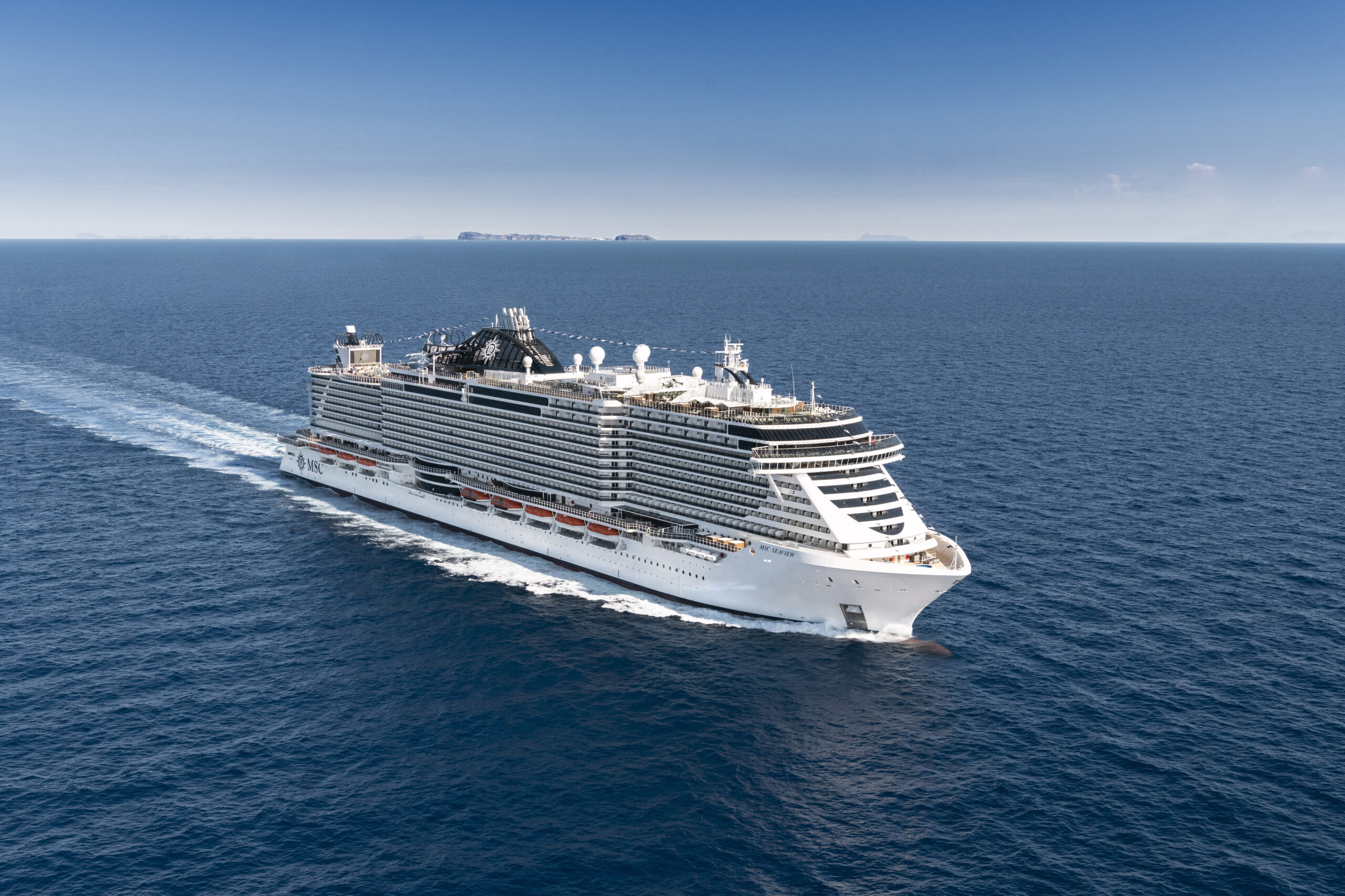 Tres naves juntas en el puerto de Buenos Aires: MSC Musica, MSC Armonia y MSC Seaview se reunieron en la Terminal Benito Quinquela Martin