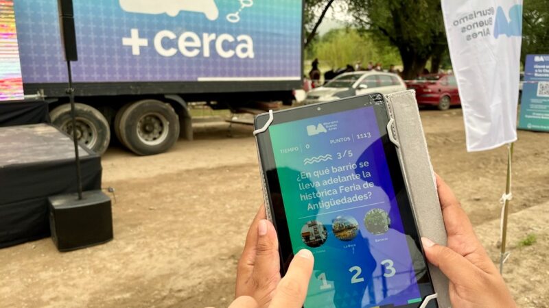 Ciudad de Buenos Aires: El camión de promoción turística llega a Pinamar y Mar del Plata