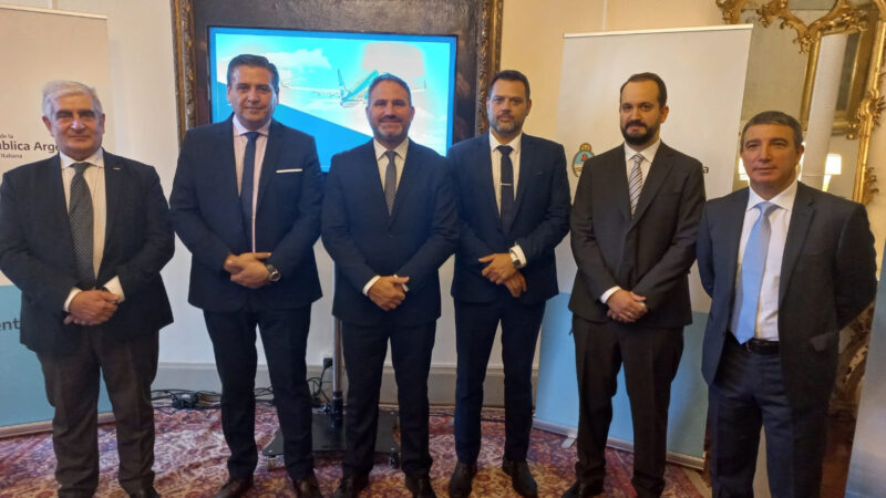 Aerolíneas Argentinas presentó el vuelo Roma – Buenos Aires con fuerte interés por parte del trade Italiano