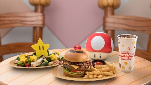 Super Nintendo World en Universal Studios Hollywood servirá comida temática