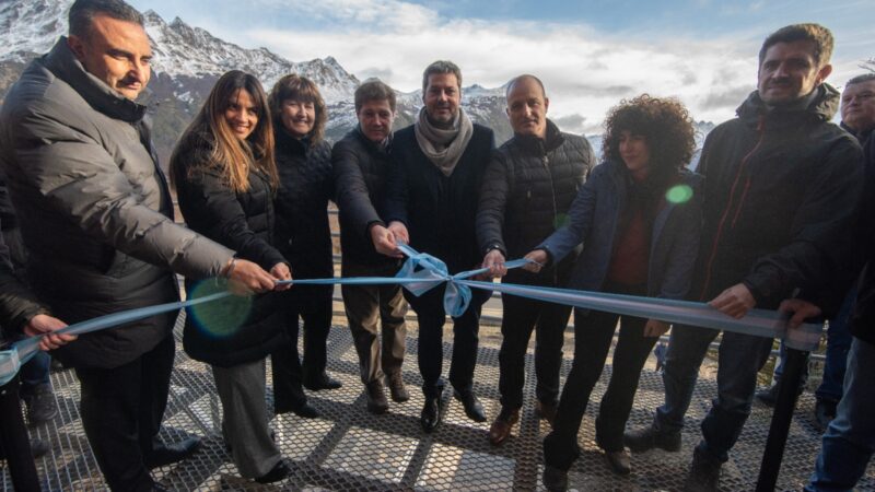 Lammens y Melella inauguraron obras en Ushuaia