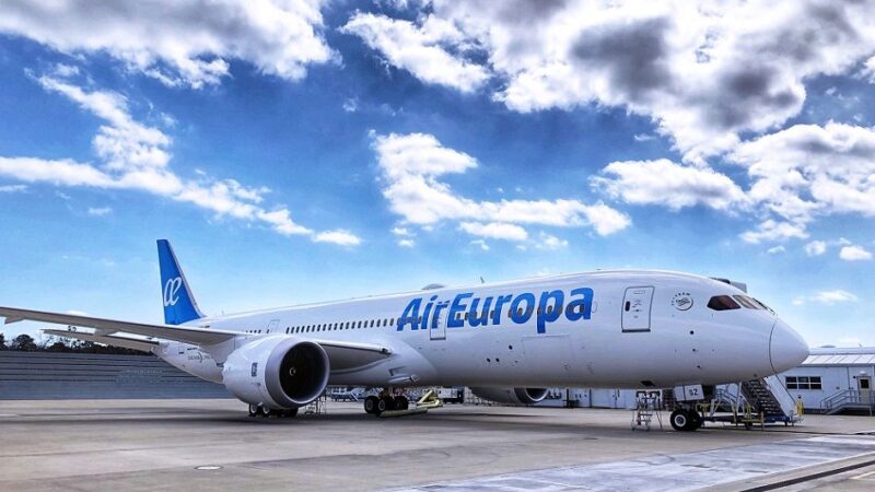 Air Europa operará vuelos directos entre Madrid y la ciudad argentina de Córdoba
