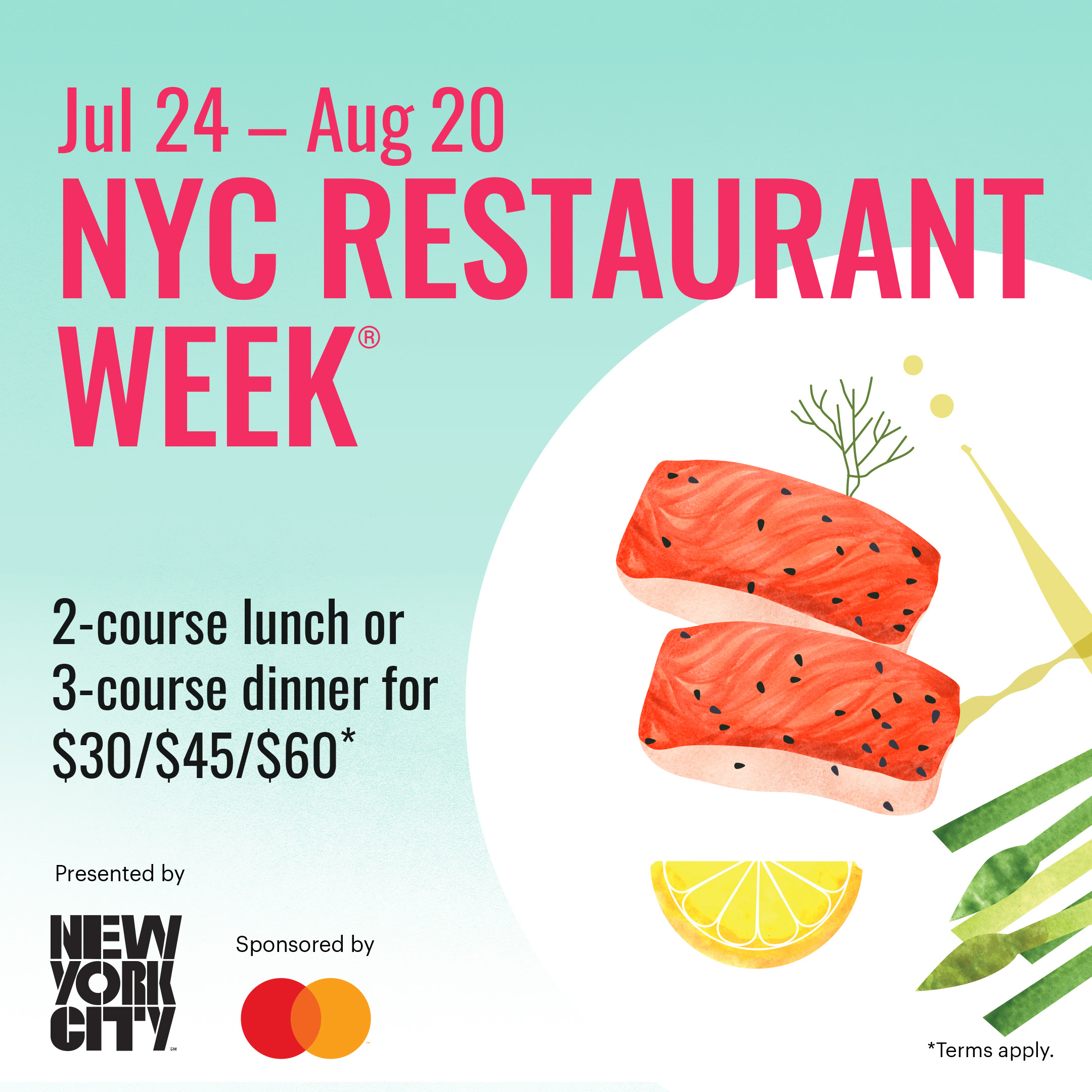 Comienzan las reservas para la edición de verano de NYC Restaurant Week 2023
