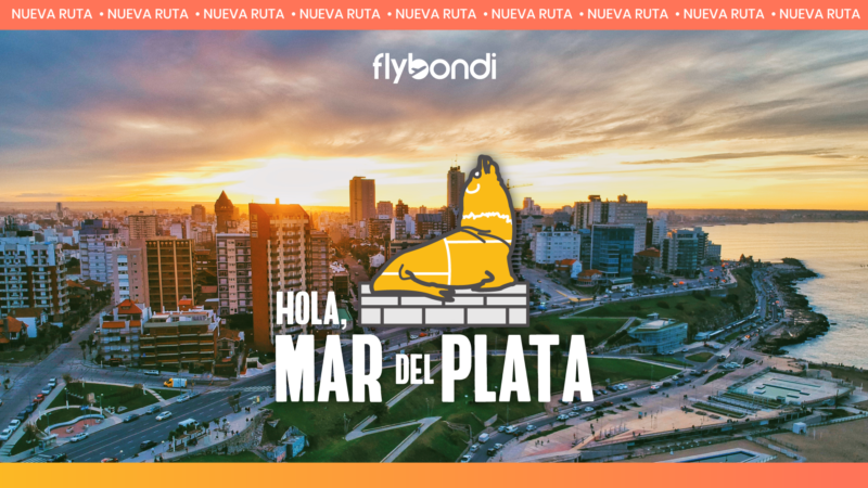 Flybondi también elige Mar del Plata