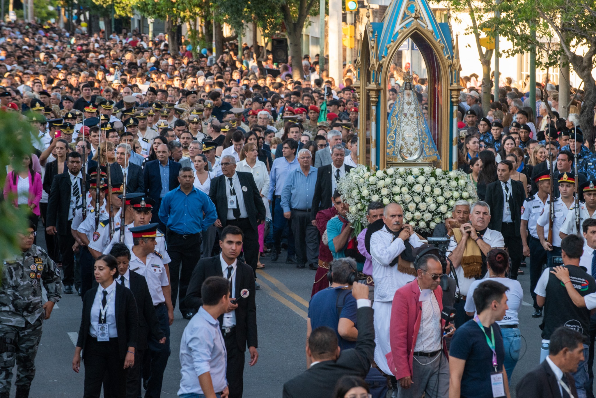 Gran afluencia de peregrinos a las festividades de la Virgen del Valle