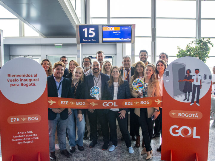 ¡Llegamos a Bogotá! GOL inauguró su nueva ruta que une Buenos Aires con Bogotá
