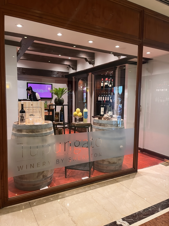 Tupungato Winery: Sheraton Buenos Aires Hotel inauguró su vinoteca