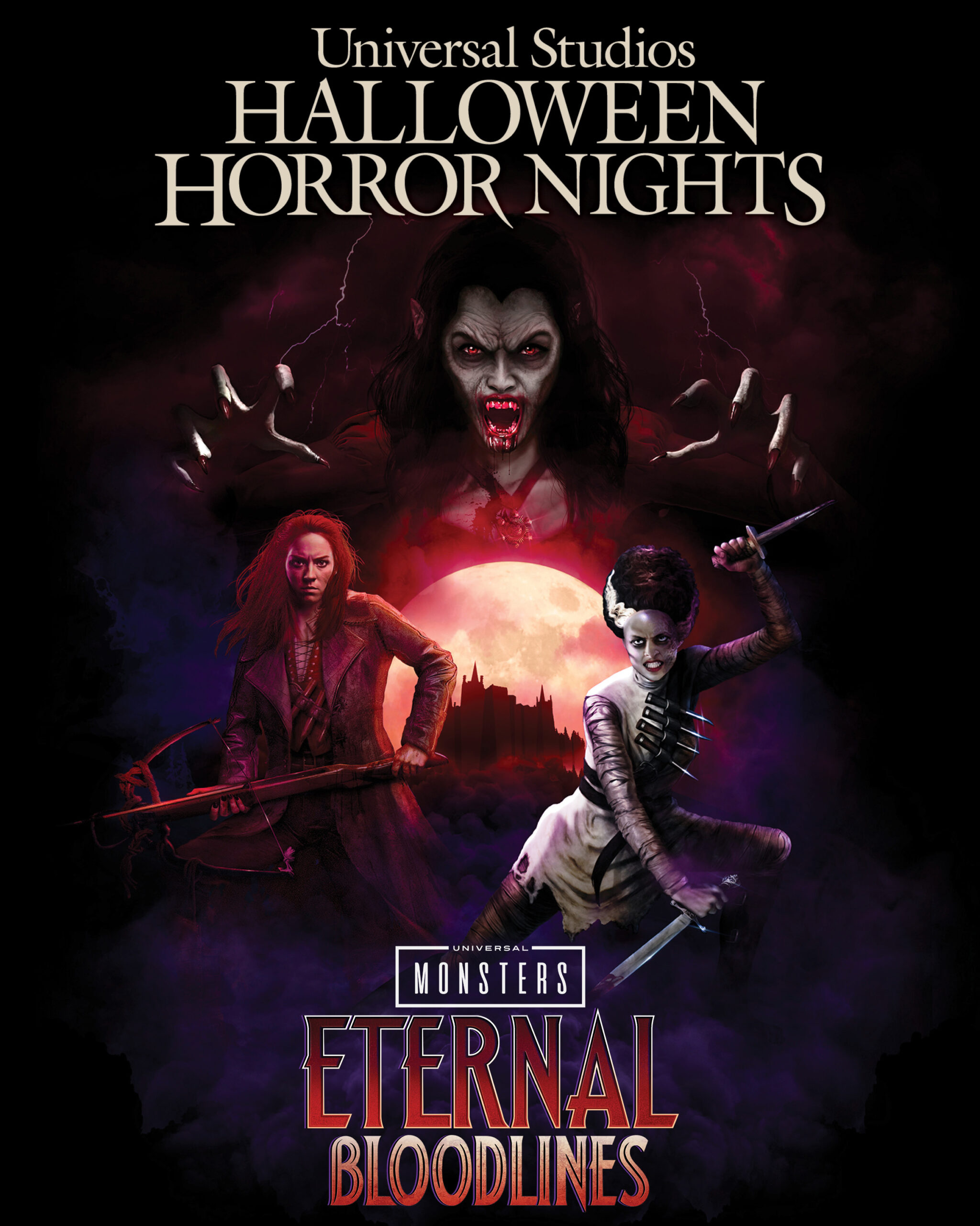 Halloween Horror Nights – Monstruos Clásicos Femeninos de Universal: La Novia de Frankenstein, La Hija de Drácula, La Loba de Londres y Anck-Su-Namun – Serán Las Protagonistas de La Nueva Casa Embrujada