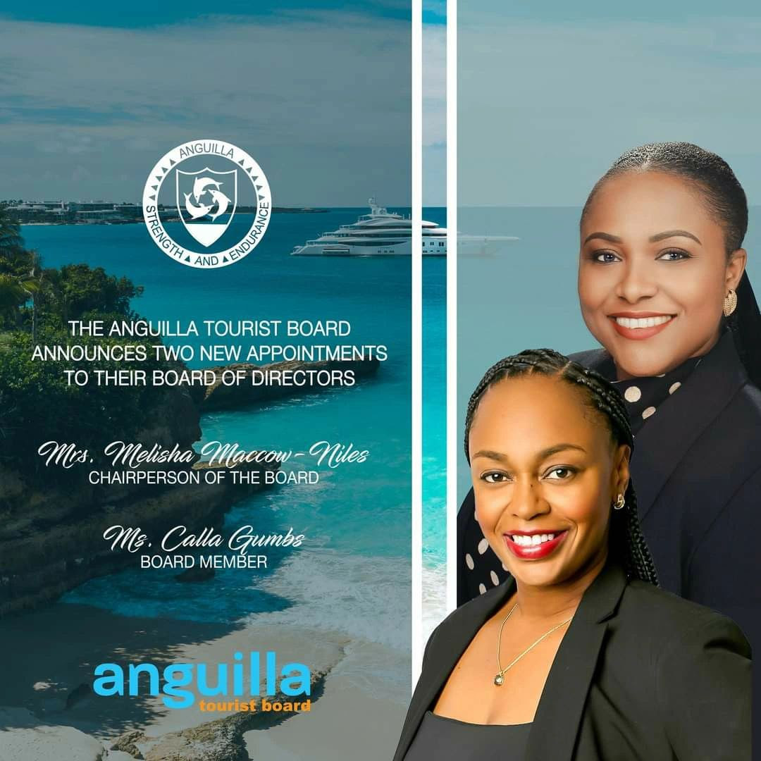 Anguilla anuncia dos nuevos nombramientos para su Junta Directiva de Turismo