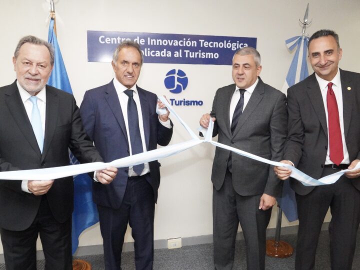 Scioli presentó el nuevo Centro de Innovación Tecnológica junto al secretario general de ONU Turismo
