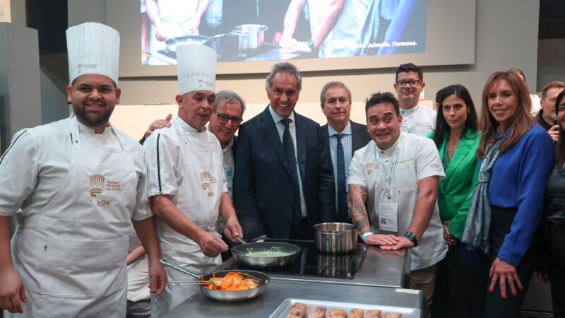 Scioli inauguró una nueva edición de Hotelga