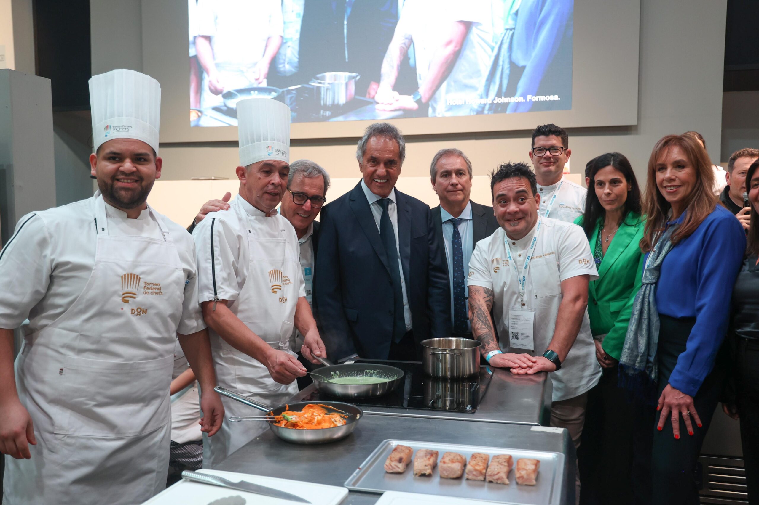 Scioli inauguró una nueva edición de Hotelga