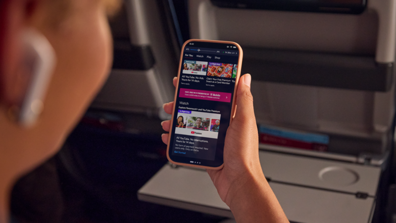Descubra más de su mundo: Delta da la bienvenida a bordo a YouTube y YouTube Premium
