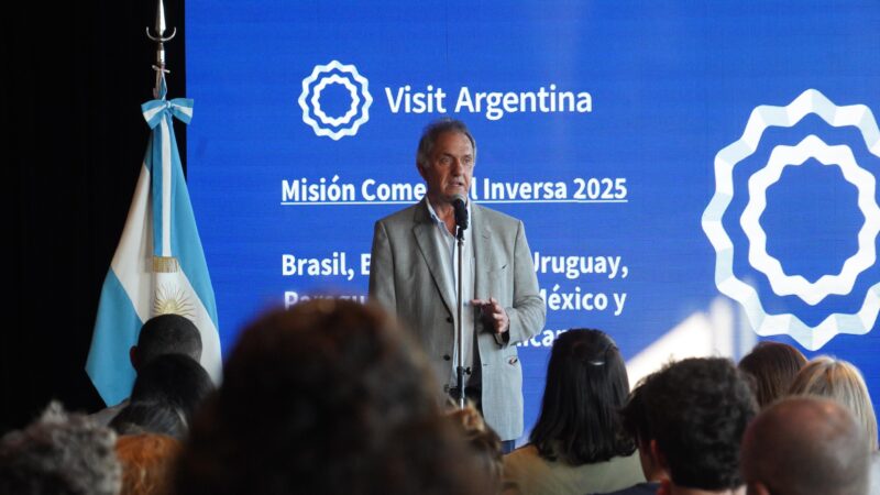 Scioli aseguró que aumentar el turismo receptivo es “nuestro mayor desafío