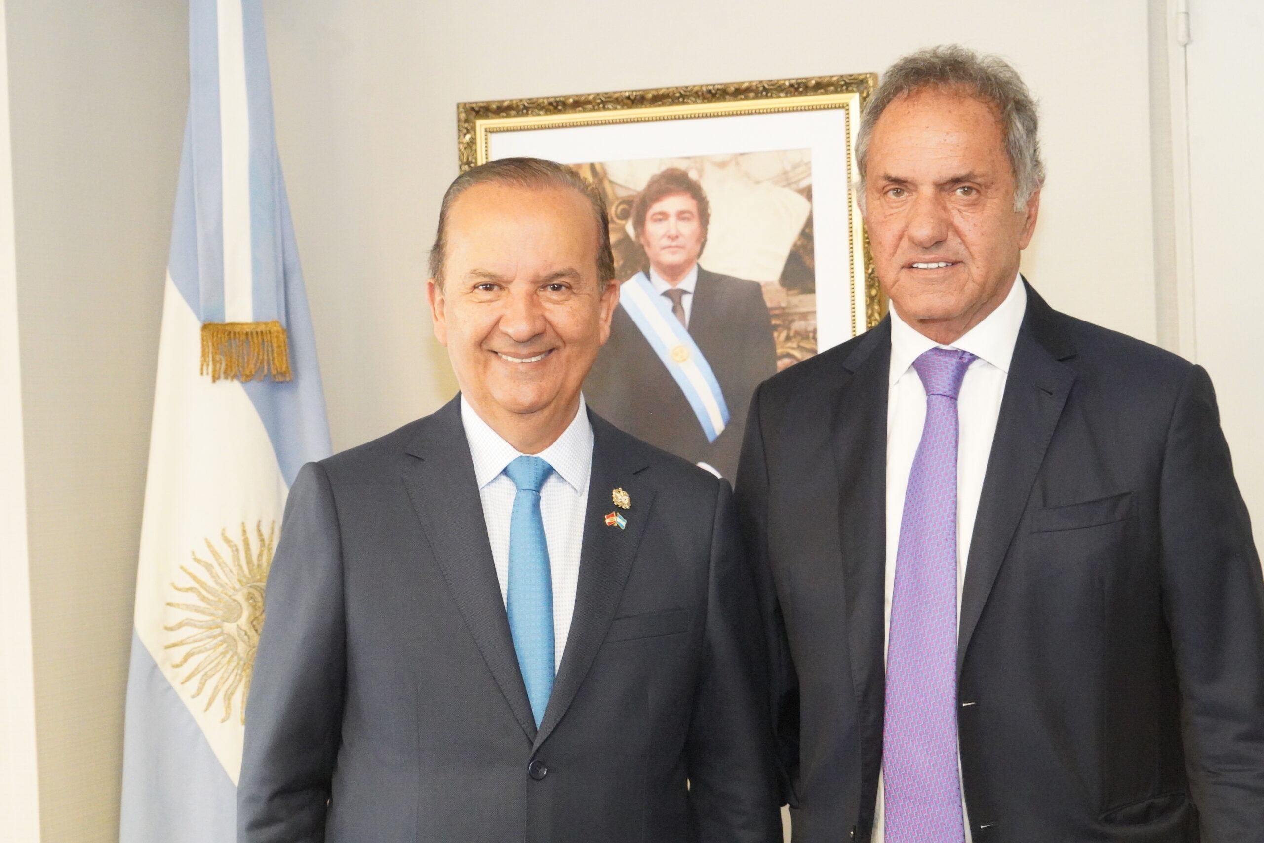 Scioli se reunió con el gobernador de Santa Catarina