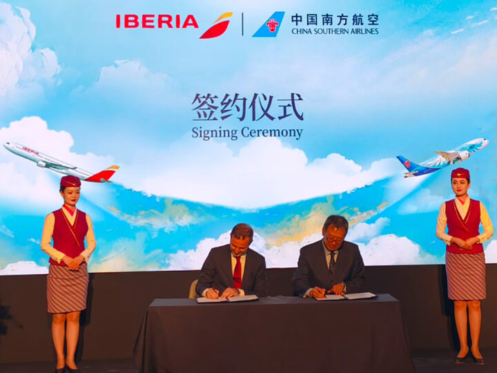 Iberia crea un puente entre América Latinay el mercado asiático con un acuerdo decódigo compartido con China Southern