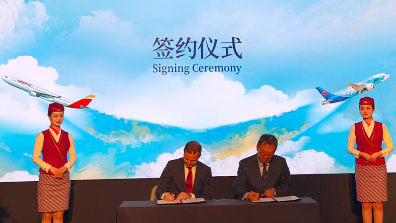 Iberia crea un puente entre América Latinay el mercado asiático con un acuerdo decódigo compartido con China Southern