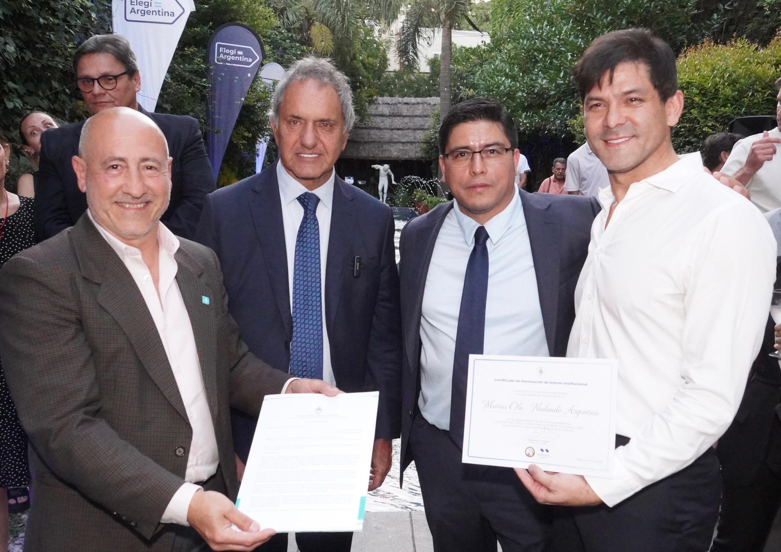 Scioli destacó el impacto turístico que tendrá en Argentina el mundial de natación de aguas frías en 2028