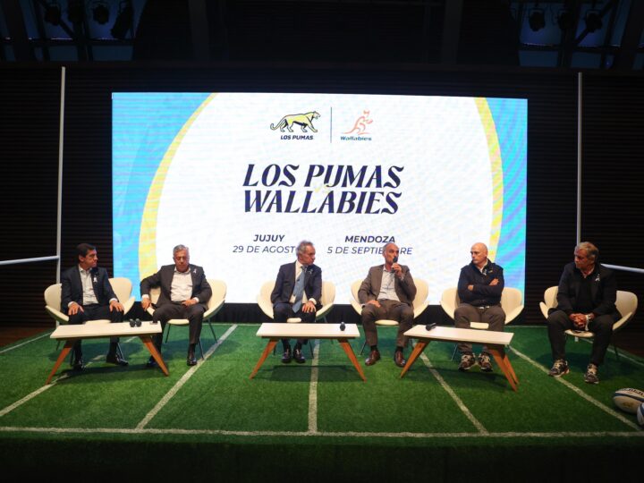 Scioli participó del lanzamiento de los encuentros de rugby entre Argentina y Australia