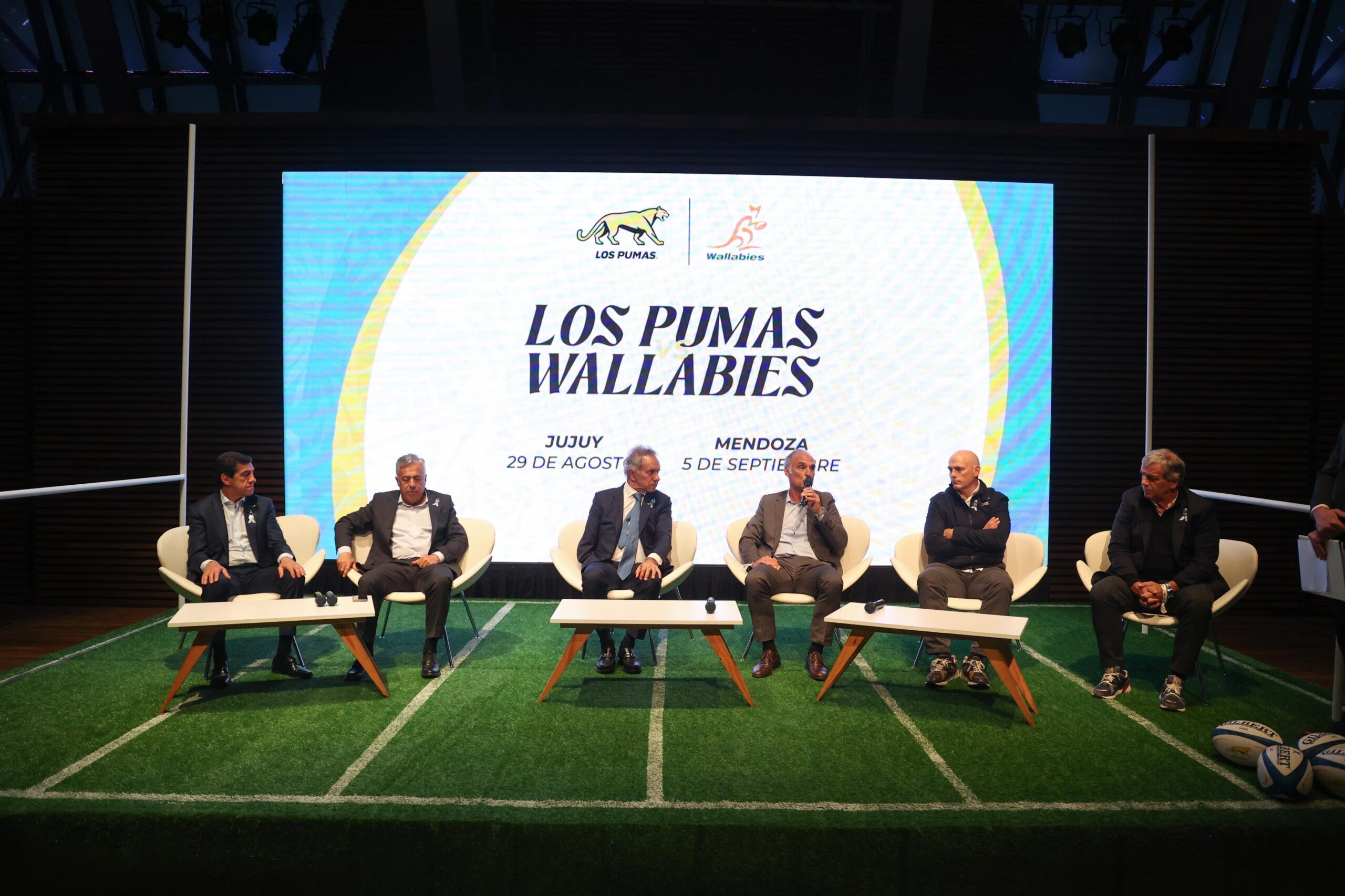 Scioli participó del lanzamiento de los encuentros de rugby entre Argentina y Australia