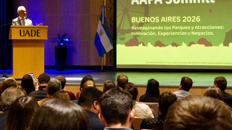 Scioli: “Es el tiempo de los parques y atracciones”
