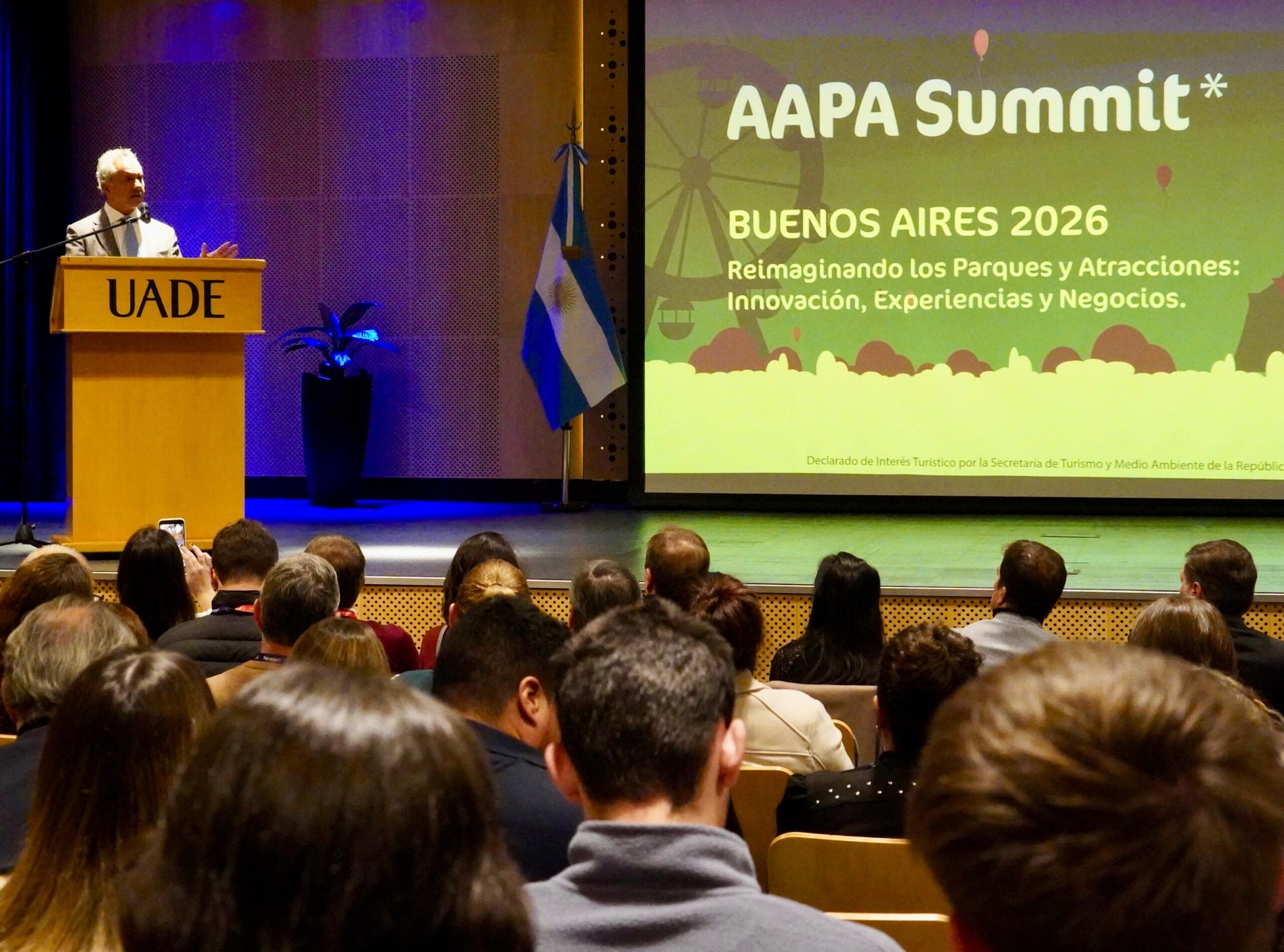 Scioli: “Es el tiempo de los parques y atracciones”
