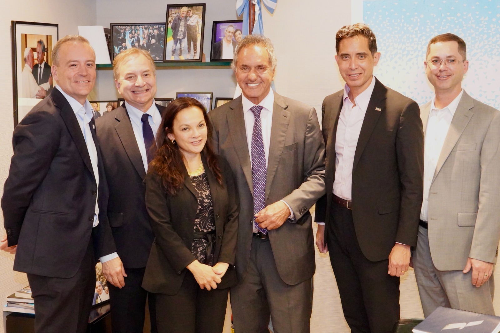 Scioli se reunió con directivos de la compañías aéreas de Estados Unidos