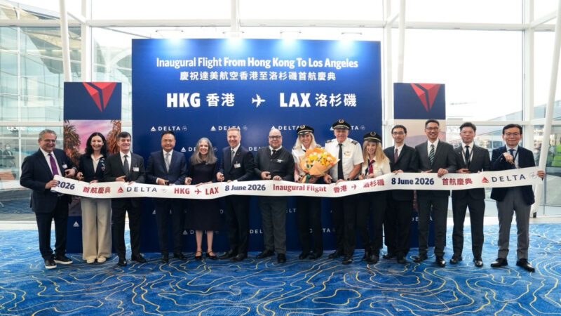 Hong Kong llega a LAX: Delta celebra una nueva conexión con el Pacífico