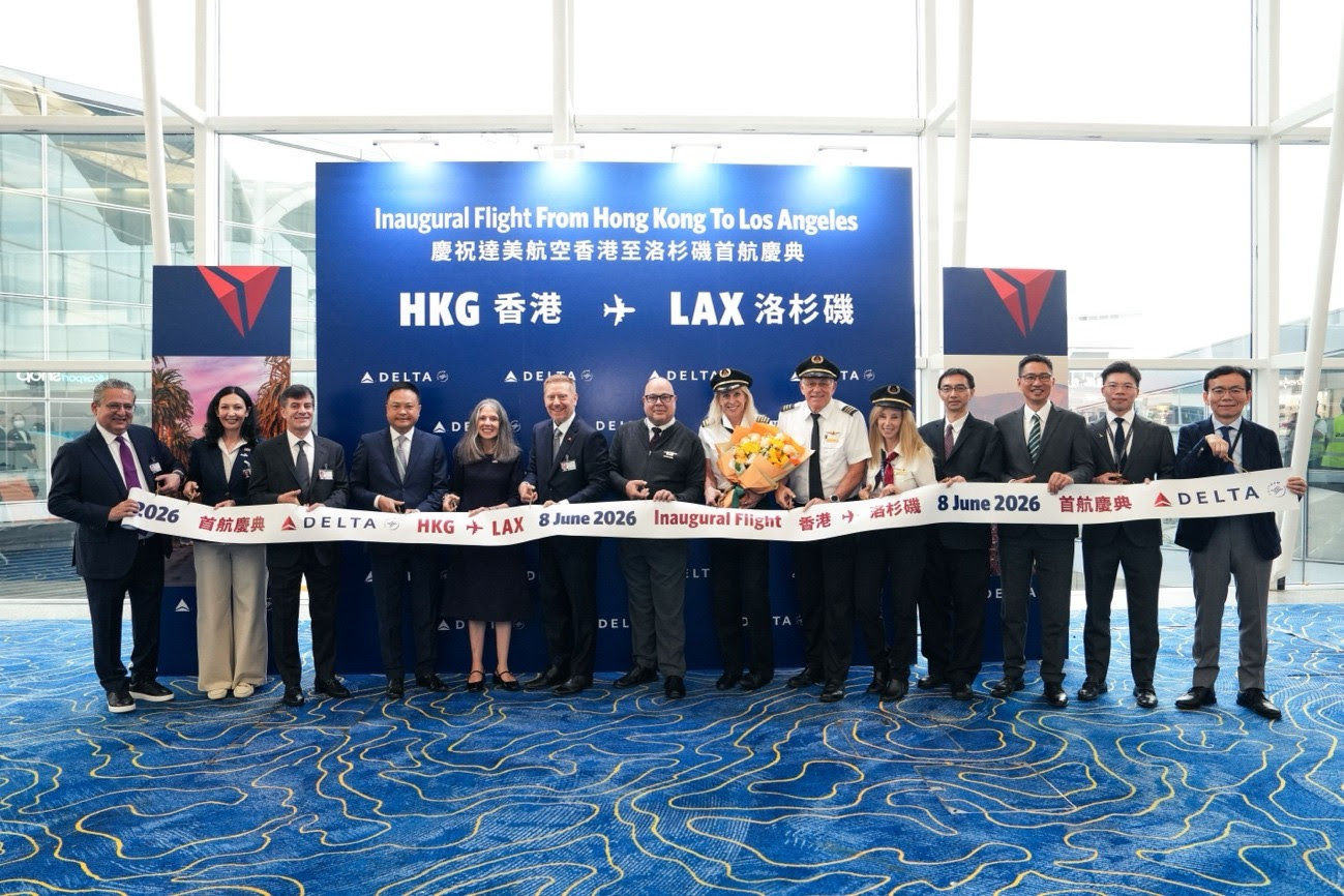 Hong Kong llega a LAX: Delta celebra una nueva conexión con el Pacífico