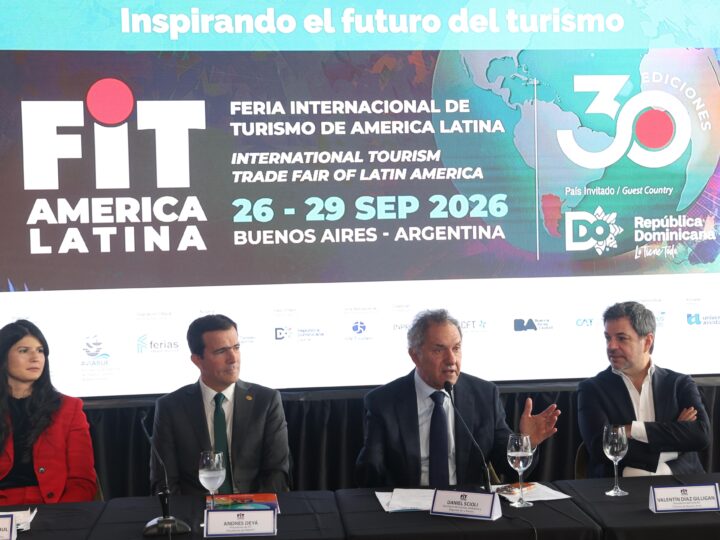 Scioli en la presentación de la 30 edición de la FIT: “Será la más grande de la historia”
