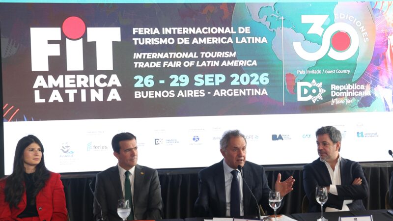 Scioli en la presentación de la 30 edición de la FIT: “Será la más grande de la historia”