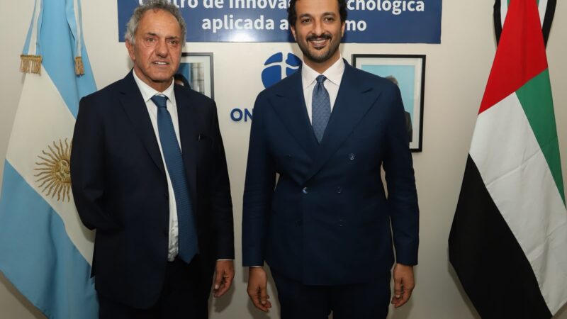 Scioli dijo que se trabaja para que “vengan cada vez más turistas de Emiratos Árabes a la Argentina”